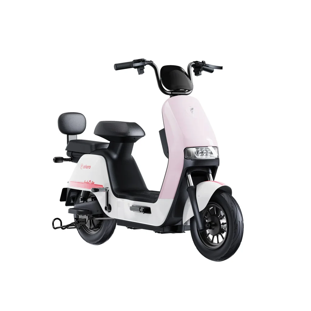 Sepeda Listrik warna pink Ledo 3 Lit - Cotton Pink