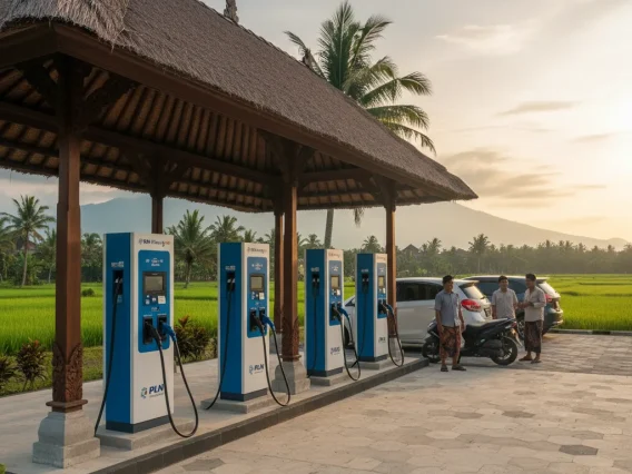 stasiun pengisian kendaraan listrik